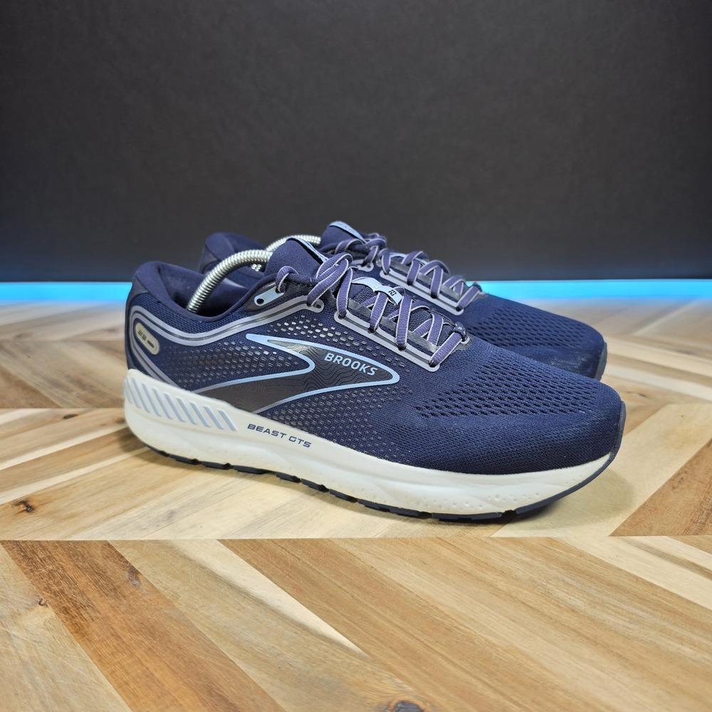 Brooks Beast GTS 23 Men's 10.5 D Peacoat Blue White 110401 Running Sneakers